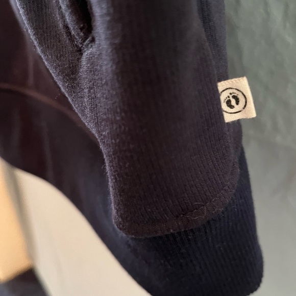 Mens XXL HANG 👣 TEN CALIFORNIA CLASSIC ZIP UP DARK BLUE HOODIE WITH POCKET - Picture 6 of 7